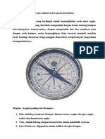 Cara Menggunakan Kompas