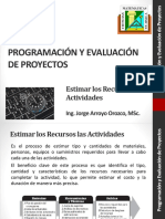 Presentacion Del Tema Estimar Recursos PDF