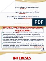 .1TUTORIAL PARA INTERACTUAR CON LOS LIQUIDADORES - Pps