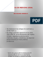 Historia de Medicina Legal