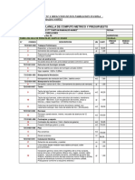 Planilla de Computos Metricos PDF