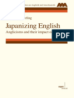 Johannes Scherling - Japanizing English _ Anglicisms and their impact on Japanese-Narr Dr. Gunter (2012)