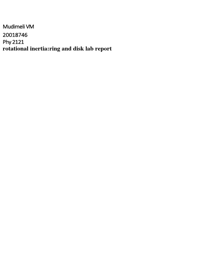 Ring - and - Disk Finl PDF | PDF