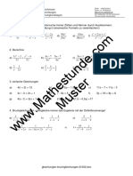 Gleichungen Bruchgleichungen 8 002 PDF