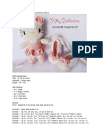 Kitty Ballerina Amigurumi and Baby Shoes Pattern
