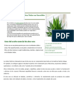 Aceite Esencial de Aloe Vera - Todas Sus Increíbles Propiedades