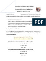 Cuestionario Examen Física 1 PDF