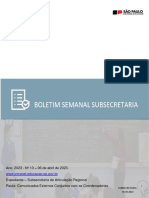 Boletim Semanal Subsecretaria Ano 2023 - #13 - 06 de Abril de 2023 PDF