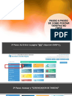 Passo A Passo para Publicação de Tarefas No CMSP