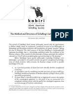 The Method and Structure of Schelling's Late Philosophy - Buchheim PDF
