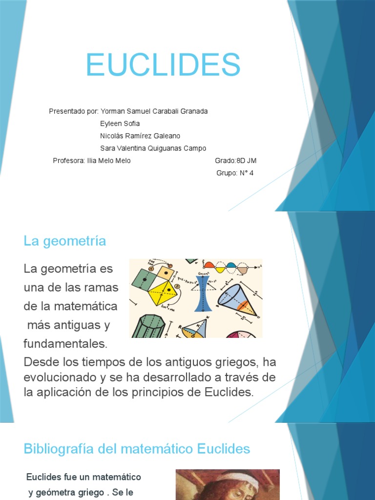 Euclides: Padre de la Geometría | PDF