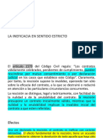 La Ineficacia en Sentido Estricto PDF