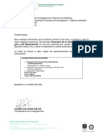 Clase Magistral. Panorama de La Situación Actual Del País y Del Departamento PDF