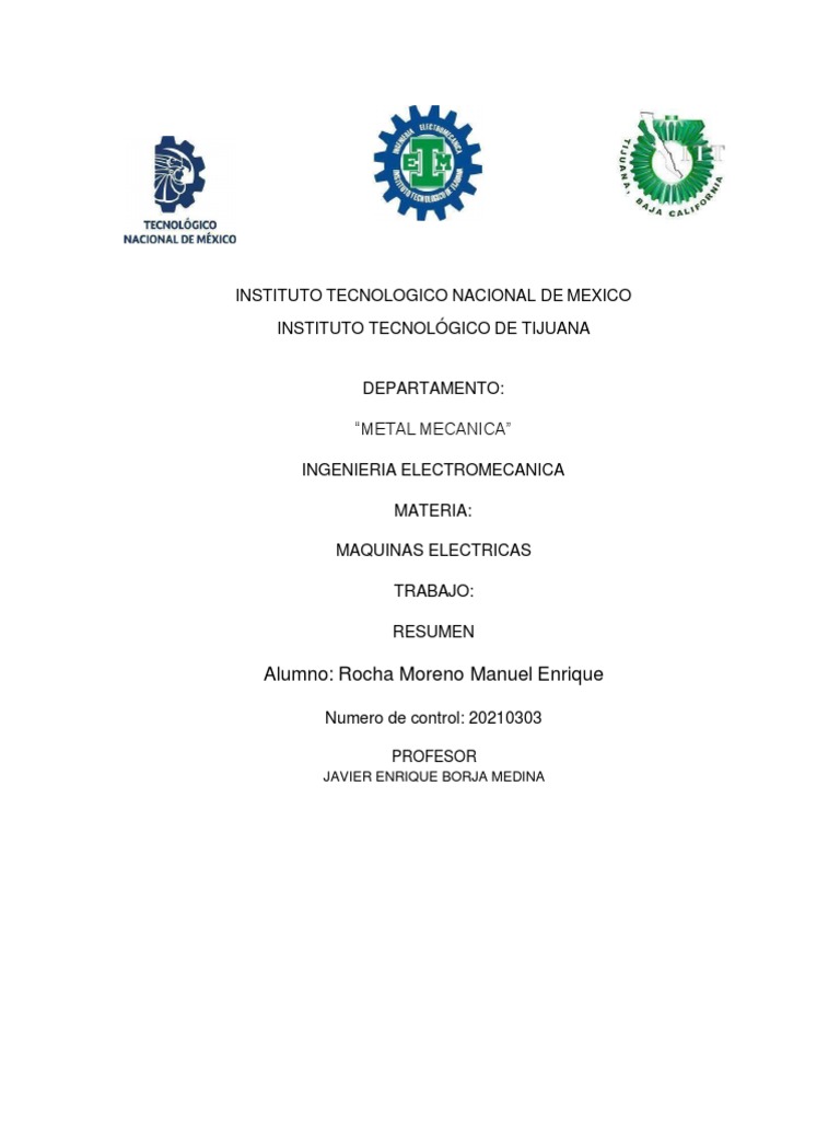 Motores De Induccion Pdf Pdf Motor Eléctrico Ciencias Fisicas