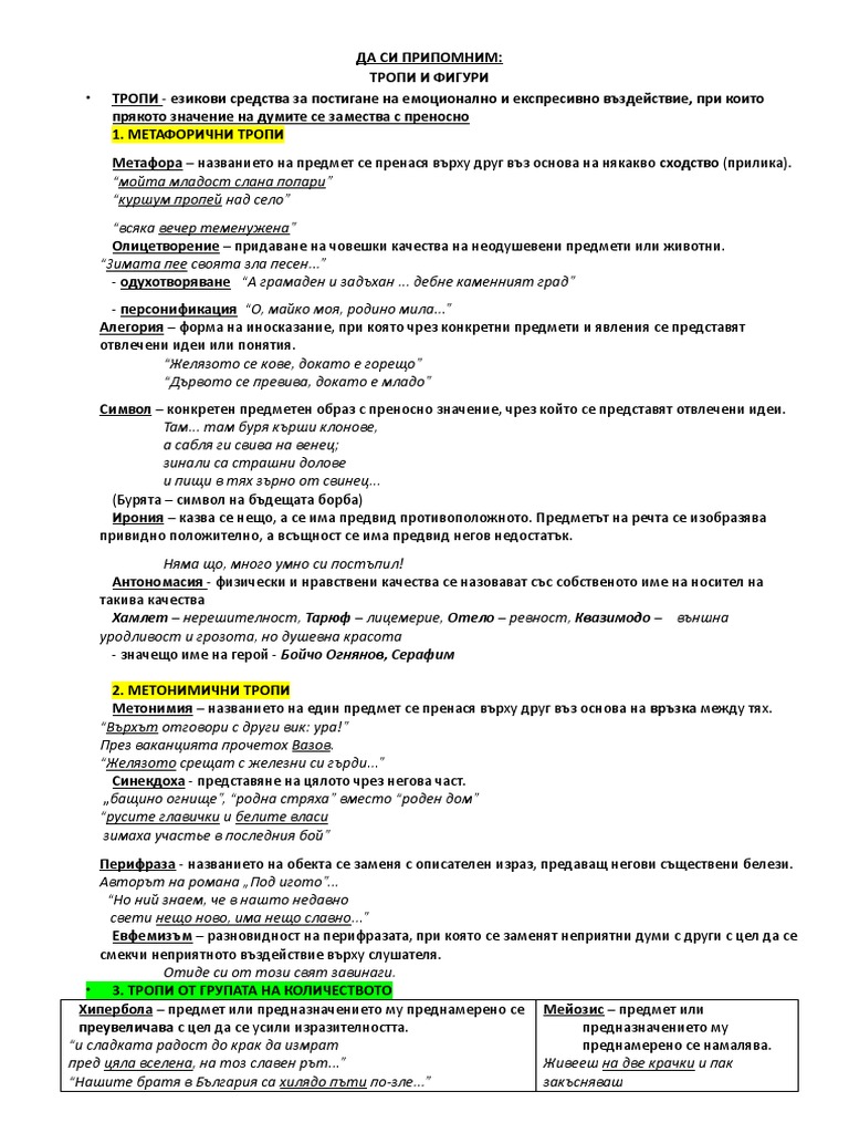 ТРОПИ И ФИГУРИ | PDF