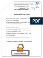 Avaliação de Redação (Ingrid) PDF