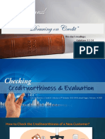 Checking Creditworthiness and Evaluation PDF