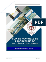 Guia Laboratorio Mecanica de Fluidos I (HH 223) PDF