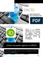 Cómo registrarse en ORCID y obtener un identificador único de investigador abierto