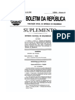 MZ Government Gazette Series I Supplement Dated 2008-09-04 No 36