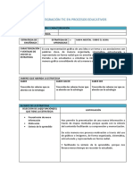 Plantilla de Integración Tic en Procesos Educativos