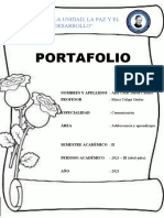 Portafolio Adolescencia y Aprendizaje