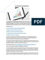 2.qué Es La Dirección Estratégica Empresarial