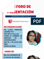 Foro de Presentación