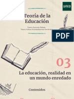 Teoría de La Educación: Centro Asociado: Bizkaia Tutora: Ainhoa Arizmendiarrieta Fernández