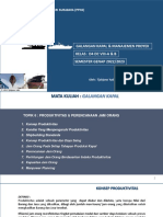 Topik 6 - Produktivitas Perencanaan Jo PDF