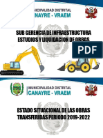 Sub Gerencia Infraestructura Canayre