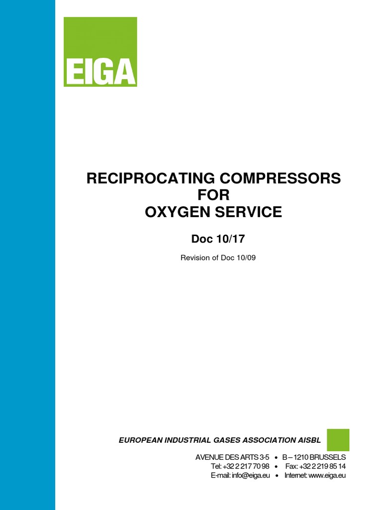 10 17 reciprocating compressors for oxygen service pdf