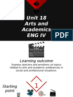18 Unit 18 Arts and Academics