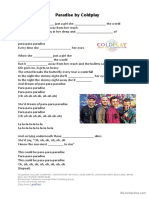 Paradise by Coldplay PDF