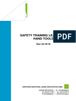 23.18 18 Safety Training Leaflet 18 Hand Tools