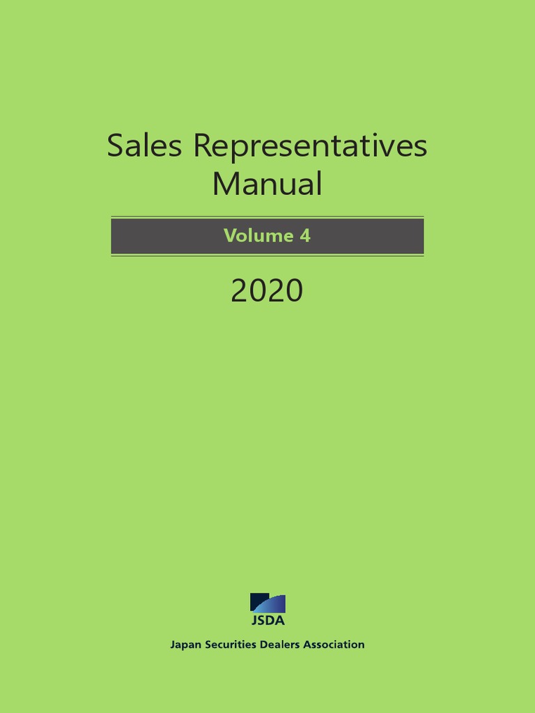 Sales Representatives Manual Volume4 EnglishEdition PDF | PDF | Futures ...