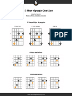 Cheat Sheet Arpeggios PDF