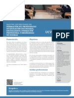 Master Universitario Formacion Del Profesorado Web PDF