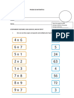 PRUEBA DE MATEMÁTICA Mariana