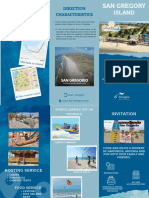 Tríptico Promociones Agencia de Viajes Azul PDF