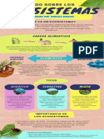 Infografia Ecosistemas Textura de Papel Melon Amarillo