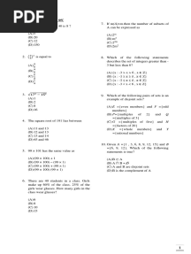2020 Csec Maths Jan 2020 PDF