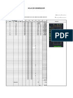 Cuantificación Formato Generadores