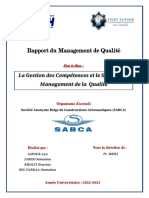 Rapport Management Qualité PDF