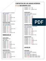 Fixture Secundaria 1° 2° Ok