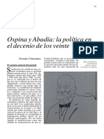Ospina y Abadía La Politica en El Decenio de Los Veinte PDF