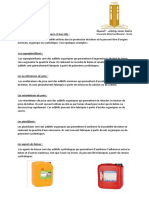 TP Les Types D'additifs PDF
