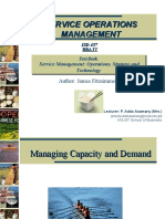 Session 3 - ISD 457 - Managing Capacity and Demand