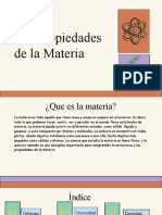 Propiedades de la Materia