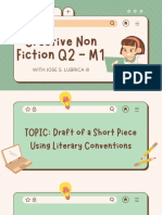 Creative Non Fiction Q2 - M1 PDF